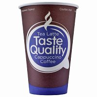 Стакан бумажный  300 мл, Taste Quality 0398 D80 НВ80-340( 50шт/20туб) 