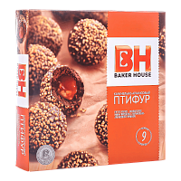 Пирожное "Птифур" Baker House с Карамель-арахис 225 гр*10 шт