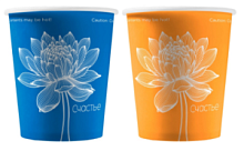 Стакан цвет. Лотос 250мл D-80 НВ80-280 (50шт/туба*28)(51409,109902) 