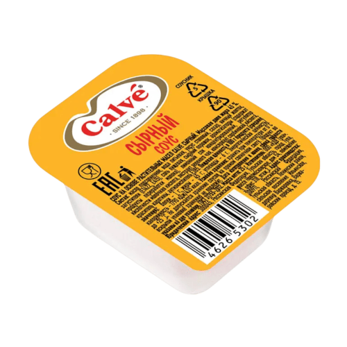 Соус порционный "Calve" Сырный 25 гр*150 шт (РВТ302) штуки