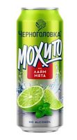 Черноголовка.Напиток Мохито  лайм и мята  0,45л*12шт