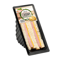 Сэндвич "Ветчина и сыр" 130гр*24 шт.