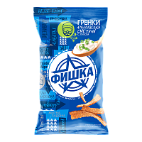 Гренки ФИШКА Альпийская сметана/лук 120гр*20шт