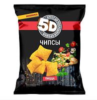 Чипсы 5D Пшеничные "Пицца" 45гр*40шт (1348)