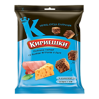 Сухарики "Кириешки" ржан.40г*60шт Ветчина и сыр