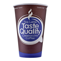 Стакан бумажный  300 мл, Taste Quality 0398 D80 НВ80-340( 50шт/20туб) 