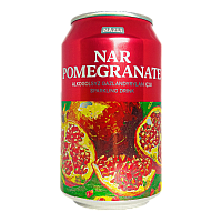 НАЗЛИ (NAZLI) Напиток газ. Гранат, POMEGRANATE  ЖБ 0,33*24шт(120уп/пал) штуки