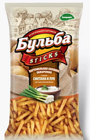 Соломка БУЛЬБА из кортофеля со вкусом Сметана и лук 75гр*20  