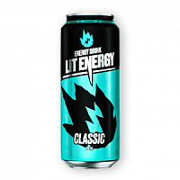Энергетический напиток LIT ENERGY CLASSIC 0,5л ж/бх24шт(63уп/пал) ВЛОЖЕНИЕ!