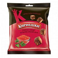 !!!!Сухарики "Кириешки" ржан.40г*1шт Красная икра (БС103)