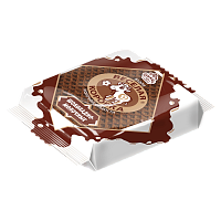 Вафли "Веселая телочка" Шоколадно-молочные" 150гр*24шт