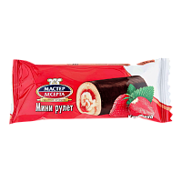 Мини-рулет Мастер десерта Клубника 35гр*24шт*4бл