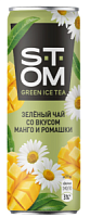 Чай СТОМ Ромашка и манго (черный) Ж/Б 0.33л*12шт  