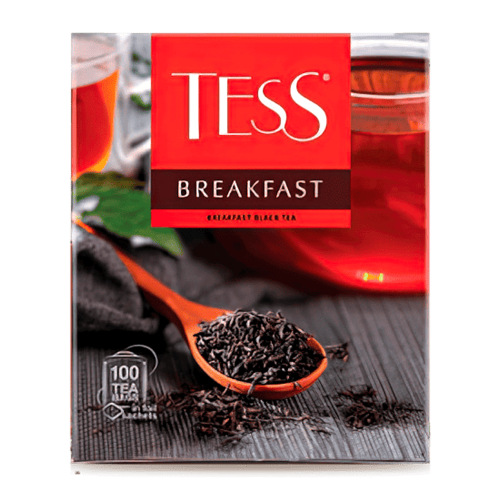 Чай "TESS" Брекфаст Черный  1уп*100пак*9бл
