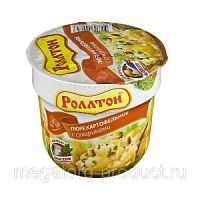 Ролтон-пюре стакан с Сухариками 40гр*24шт штуки 