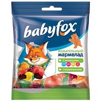 !!! Мармелад BabyFox с витаминами 30гр*90шт (ВМ538)