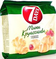 Круассаны Мини 7Dауs КЛУБНИКА 105гр*18шт