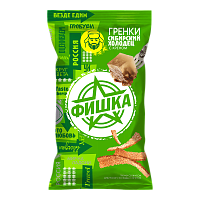 Гренки ФИШКА Сибирский холодец с хреном 120гр*20шт