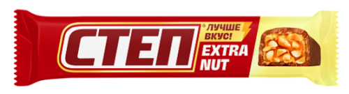 Батончик шоколадный СТЕП ЕXTRA НУТ 47гр * 25шт