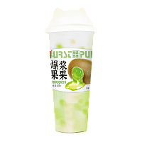 Напиток  Bubble tea, с кусочками желе со вкусом киви LEQIBIN 620мл