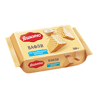 Вафли "Яшкино" Сливочные  200гр*24шт