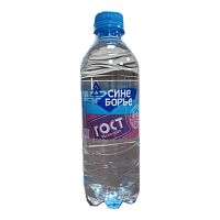 Синеборье. Вода газ ГОСТ 0,5л*12шт (90 уп/пал)