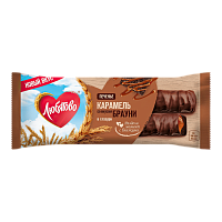 Печенье в глазури Любятово с карамелью со вкусом брауни 4*12штх50гр штуки