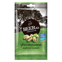 Фисташки "BEERKA" обжаренные, соленые 80гр*30шт