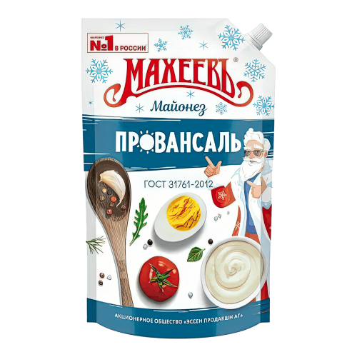 Майонез Провансаль (белый)  "Махеев" 50,5% дой-пак 400гр*20шт