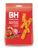 Мини-хлебцы BAKER HOUSE с томатом, орегано, оливковым маслом и морской солью 110 гр*12 шт штуки