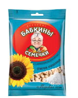 Семечки очищенные жареные с солью «Бабкины семечки» Соль, 100гр*30шт