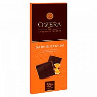 Шоколад О`Zera Dark&Orange 55% горький 90гр*15 шт (РОС812)