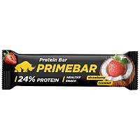 Батончик протеиновый глазированный "Protein Bar" CYBERMASS Клубника и кокос 40гр*15шт*8бл штуки