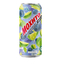 Очаково."Мохито" Черника ж/б 0,45л*24шт(72 уп/пал)  