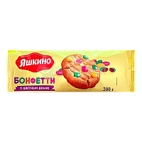 Печенье Бонфетти с цвет.драже Яшкино  200гр*16шт
