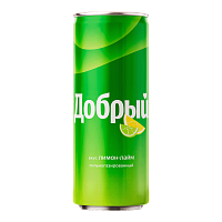 Добрый Лимон Лайм жб 0,33л*12шт (180уп/пал)
