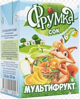 Сок " Фрумка " мультифрукт 0,2л*18шт