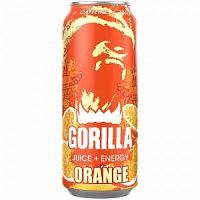 Энергетический напиток "Горилла" Апельсин Ж/Б 0,45л*24шт