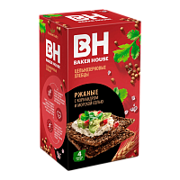 Хлебцы цельнозерновые BH ржанные 180гр*8шт