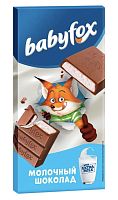 Шоколад молочный «BabyFox», 90 г*14шт (РРВ001) 
