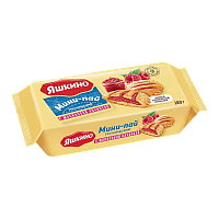 Мини-пай голландский с малиной Яшкино 180гр*12шт(РВР326)