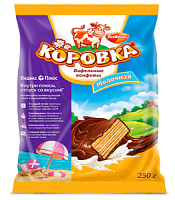 Конфеты "Коровка молочная (вафельная)" 250гр*6шт 