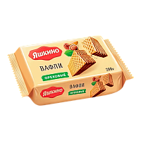 Вафли "Яшкино" Ореховые  200гр*24шт(ЯВ163) 