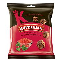 Сухарики "Кириешки" ржан.40г*60шт Красная икра