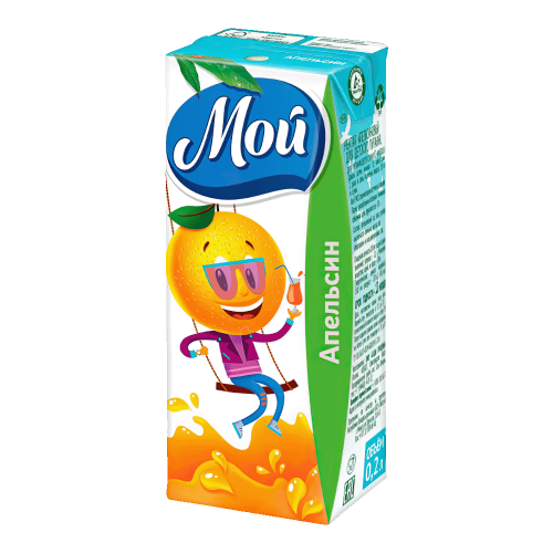 Нектар МОЙ Апельсин 0.2л.*27шт