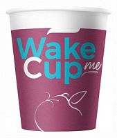 Стакан Бумажный Wake Me Cup 180мл*80шт*25туб D72