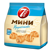 Круассаны Мини 7Dауs СГУЩЕНКА 105гр*18шт
