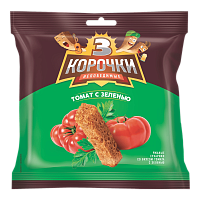 Сухарики " 3 корочки " 40гр*60шт с томатом и зеленью (ВС203) штуки!!!!! Внимание