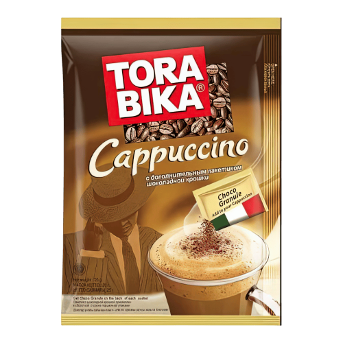 Кофе Тора Бика "Капуччино шокол"  25,5гр*60шт*6бл штуки