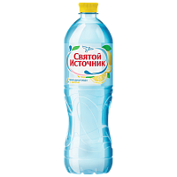 Святой источник Лимон  б/г ПЭТ 1,5л*6шт (84 уп/пал)